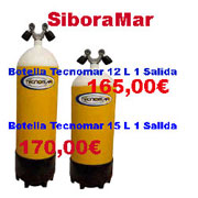 Oferta de Botellas Tecnomar en Siboramar