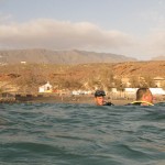 Ramón, Jose Daniel, juan y Mathias a la salida de la inmersión de Las Tortugas en Armeñime