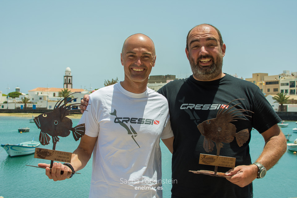 Campeones del 7º Open Fotosub Lanzarote «Mar de Lava», 2016