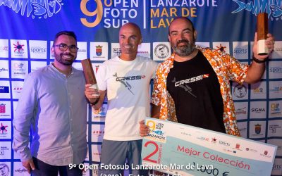 Subcampeones del 9º Open Fotosub LANZAROTE MAR DE LAVA 2018