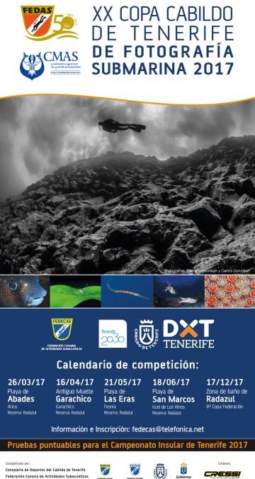 Calendario Competición XX Copa Cabildo de Tenerife Fotosub 2017